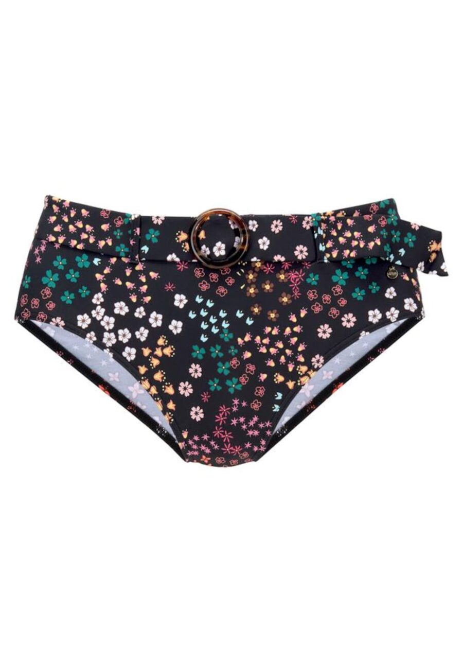 s.Oliver Bikini nadrágok  zöld / fekete / fehér-hu