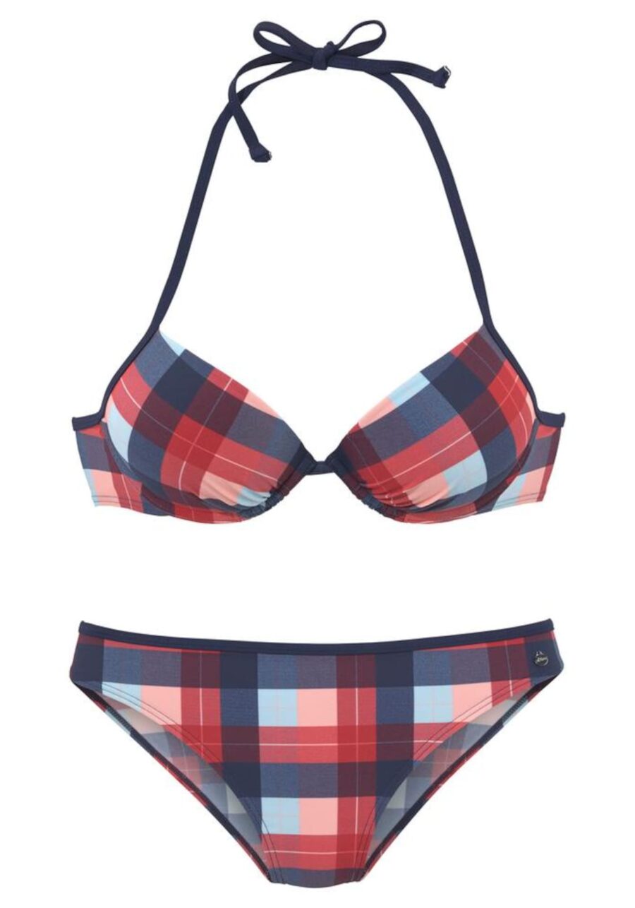 s.Oliver Bikini  tengerészkék / világoskék / rózsaszín / pasztellpiros-hu