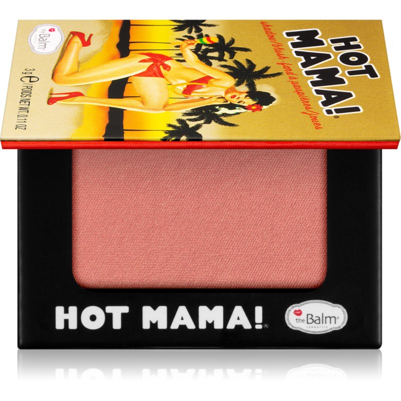 theBalm Hot Mama! Travel size arcpirosító és szemhéjfesték egyben árnyalat Beautiful Peachy Pink 3 g-Ár