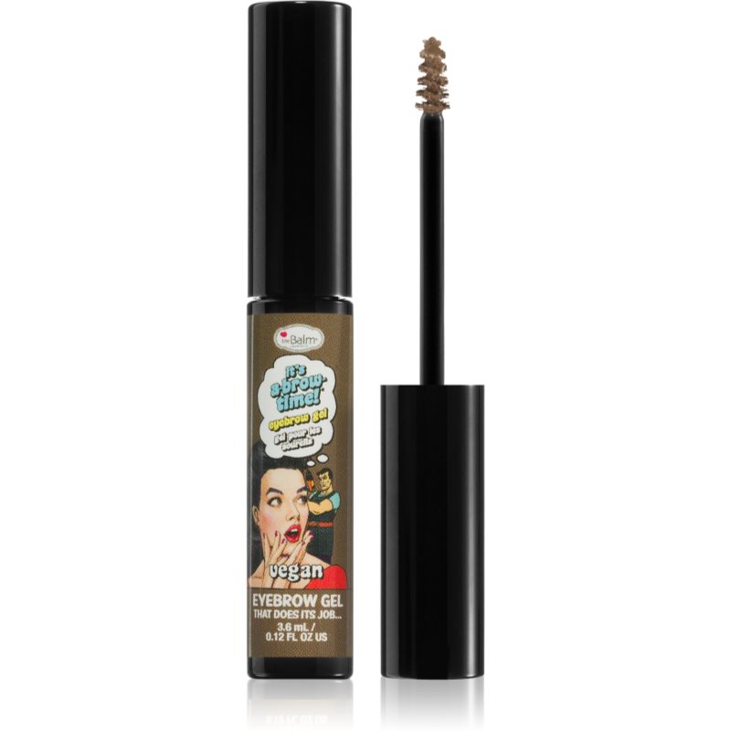 theBalm It's a Brow Time Brow Gel szemöldökzselé árnyalat Medium Brown 3
