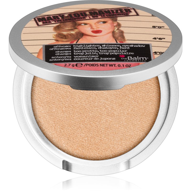 theBalm Lou Manizer Travel size bőrvilágosító és szemhéjfesték egyben árnyalat Mary 2