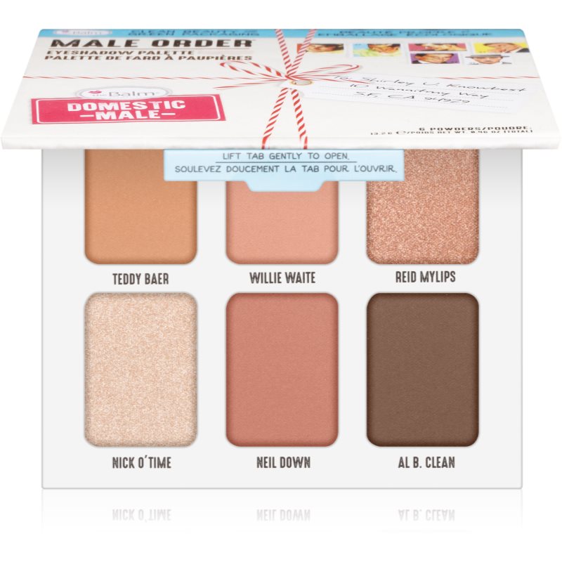 theBalm Male Order® Domestic Male szemhéjfesték paletta 13