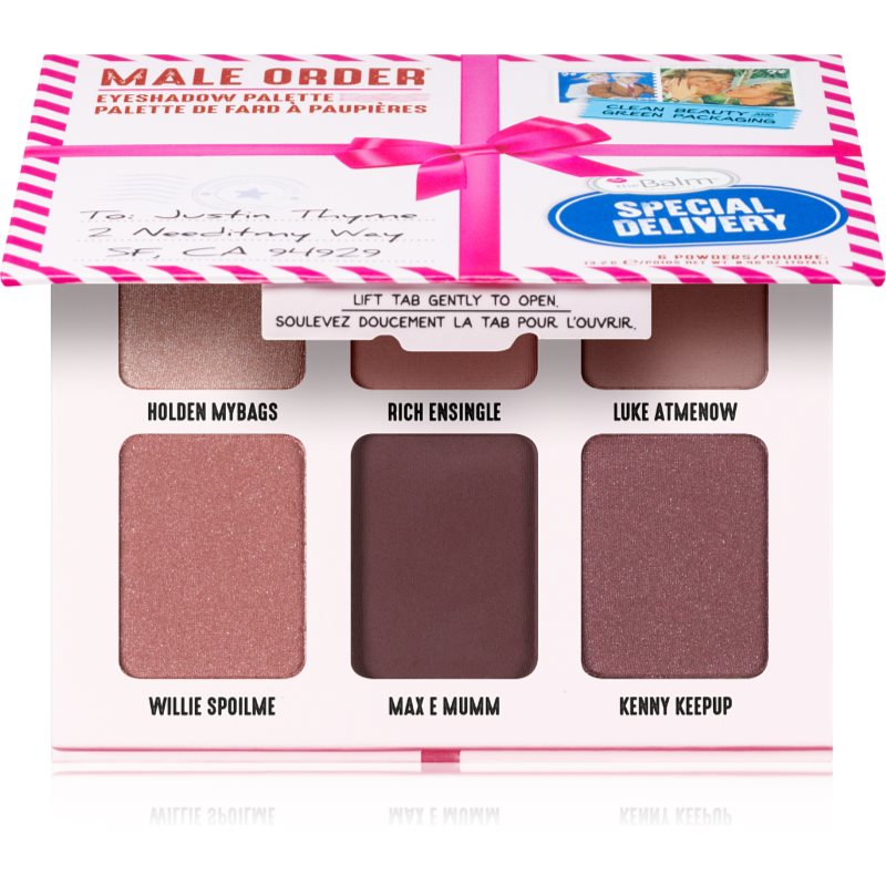 theBalm Male Order® Special Delivery szemhéjfesték paletta 13
