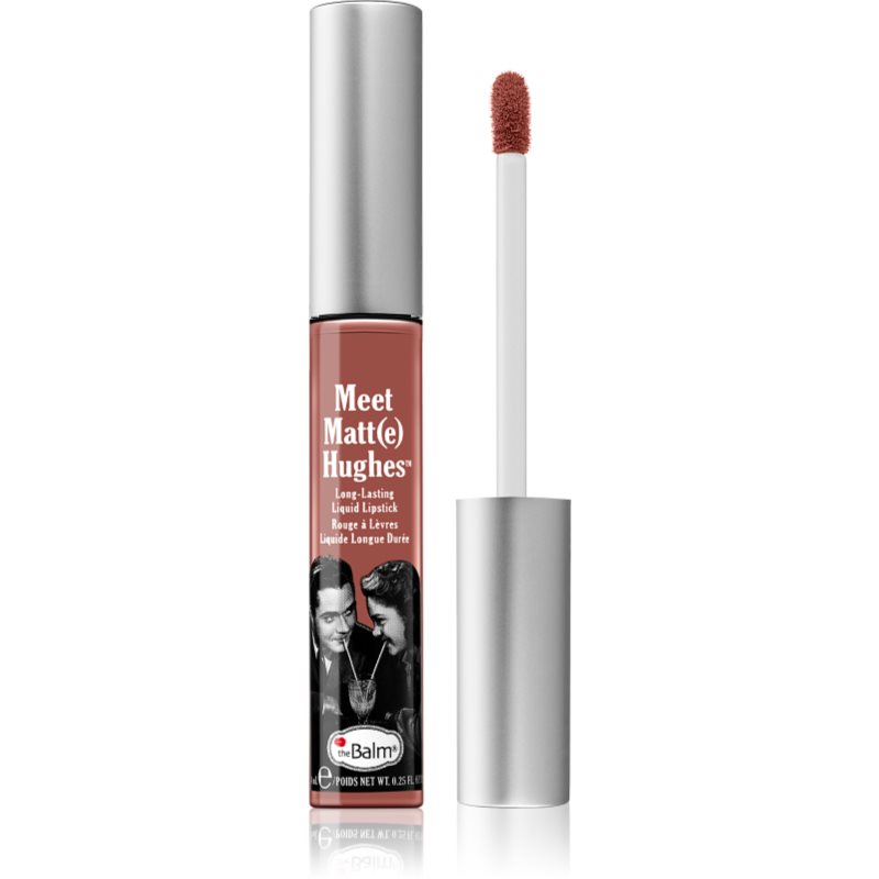 theBalm Meet Matt(e) Hughes Long Lasting Liquid Lipstick hosszantartó folyékony rúzs árnyalat Committed 7.4 ml-Eredeti