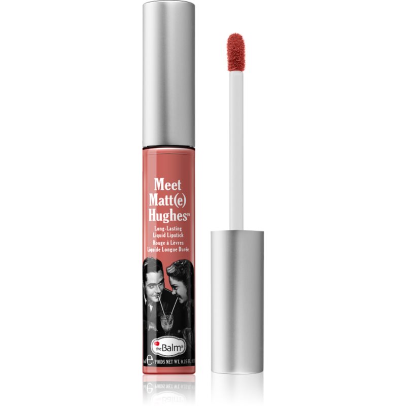 theBalm Meet Matt(e) Hughes Long Lasting Liquid Lipstick hosszantartó folyékony rúzs árnyalat Doting 7.4 ml-Eredeti