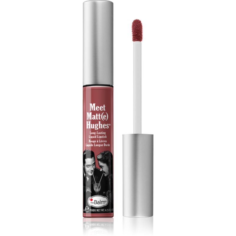 theBalm Meet Matt(e) Hughes Long Lasting Liquid Lipstick hosszantartó folyékony rúzs árnyalat Sincere 7.4 ml-Eredeti