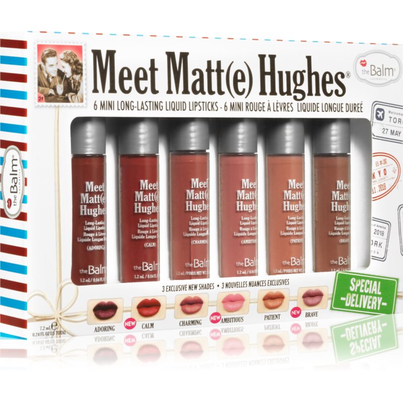 theBalm Meet Matt(e) Hughes Mini Kit Special Delivery folyékony rúzs szett-Ár