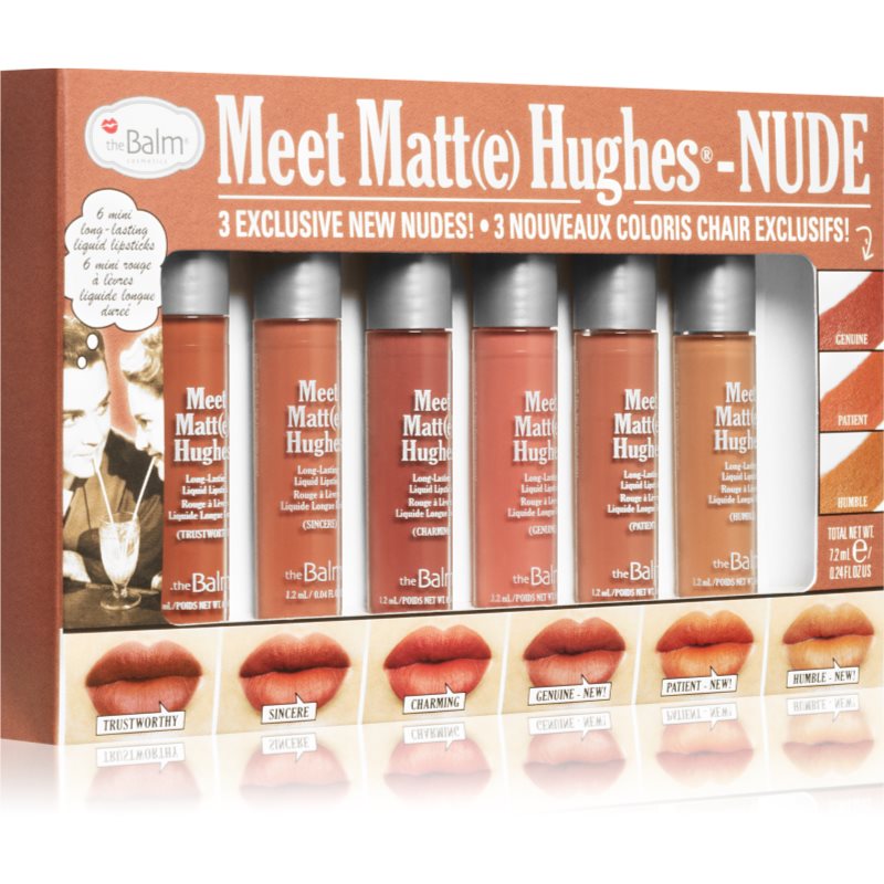 theBalm Meet Matt(e) Hughes Mini Kit folyékony rúzs szett-Ár