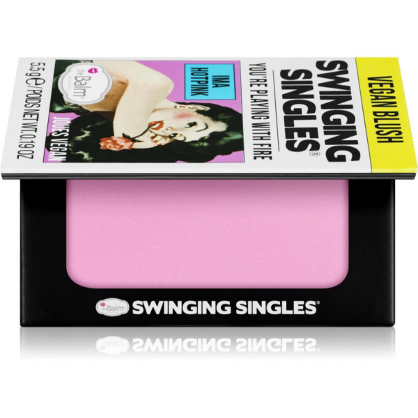 theBalm Swinging Singles Blush kompakt arcpirosító árnyalat Ima Hotpink 5.5 g